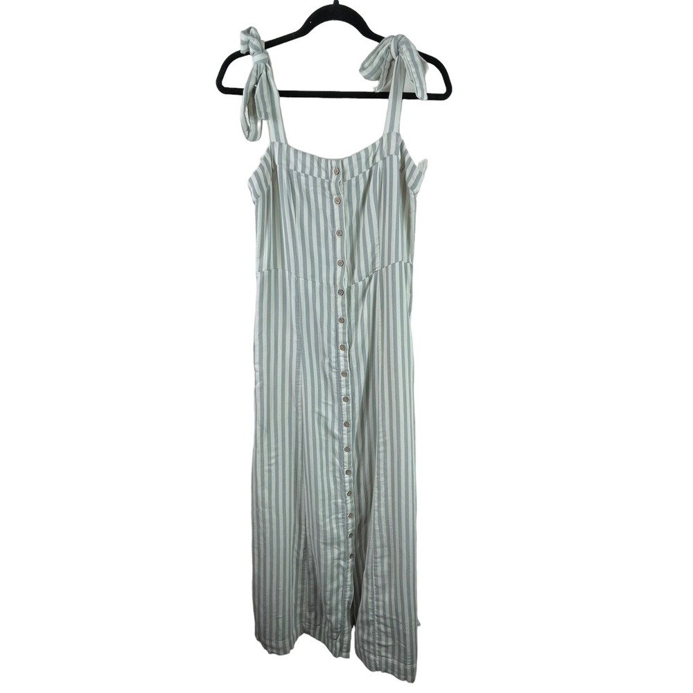 Faherty Dream Organic Cotton Gauze Costa Dress Gray Dawn Women's‎ Size Small